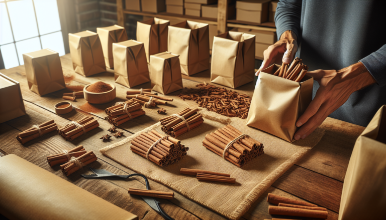 Premium cinnamon sticks packed for export