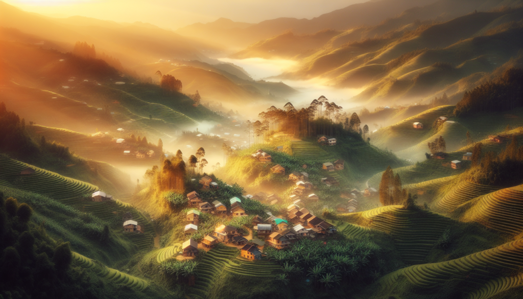 Cinnamon village in Northwest Vietnam mountains