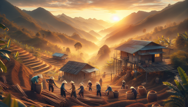 Autumn Magic: The Art of Harvesting Cinnamon in Lao Cai